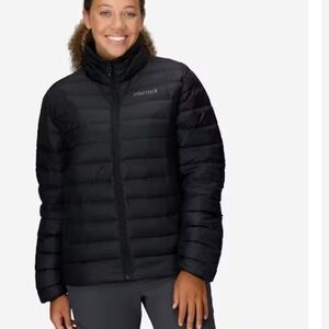 Marmot womens black Jena Down full zip jacket M